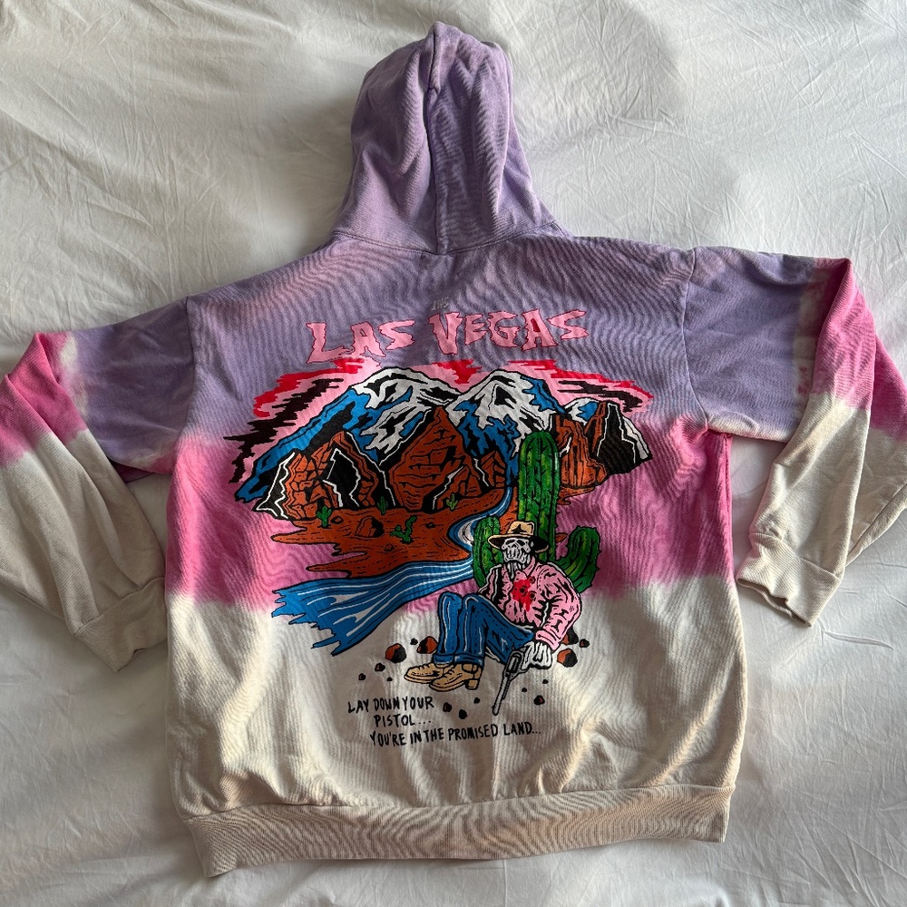 WARREN LOTAS Ombré PROMISED LAND’ HOODIE large